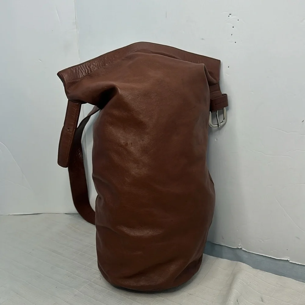 Fausto Santini Schott Made in Italy leather sac bag